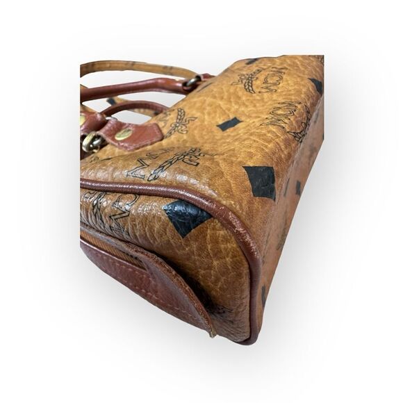 MCM Mini Logo Two Way German Handbag - Picture 10 of 13